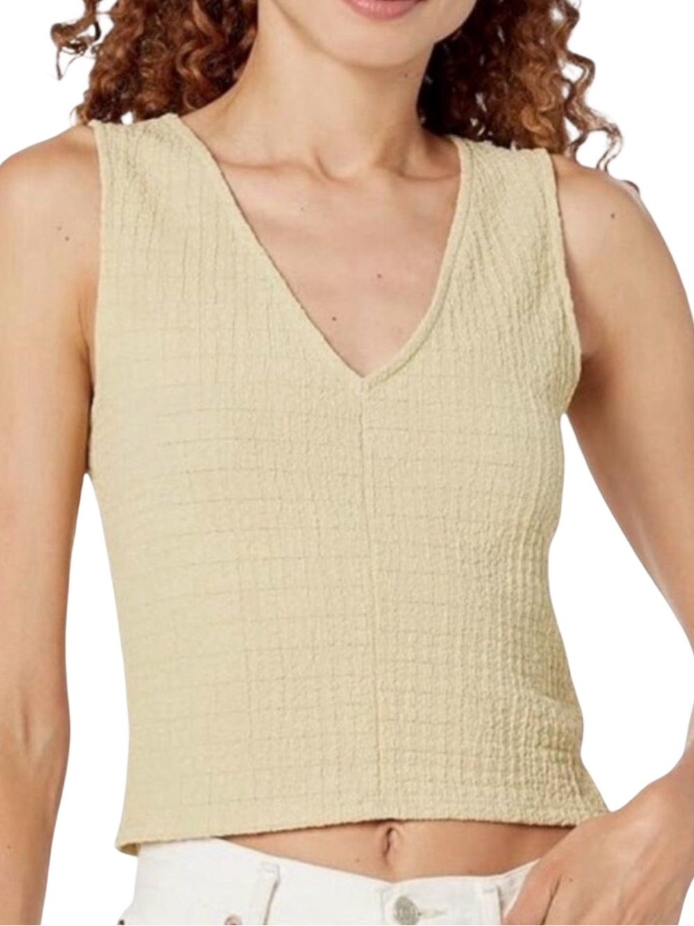 Madewell Rue Top Geo Stretch Jacquard - Size Large